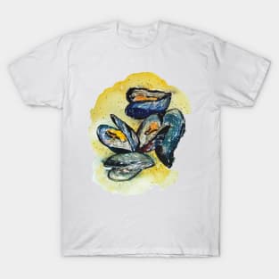 Mussels watercolor T-Shirt